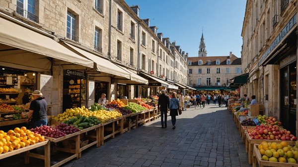 Découvrez le charme du marché de la rochelle avec central hostel